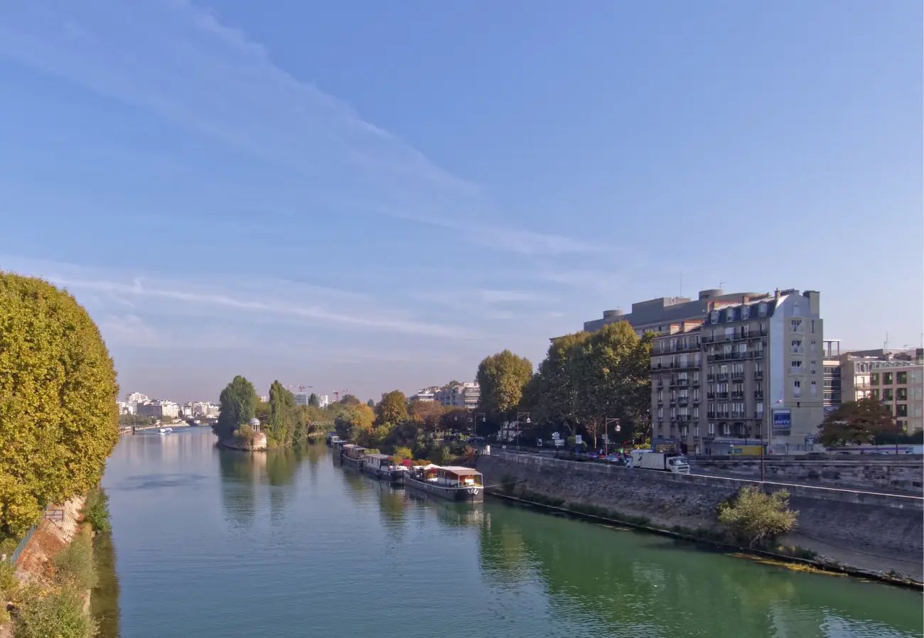 Photos de la ville de Neuilly-sur-Seine et de la Seine